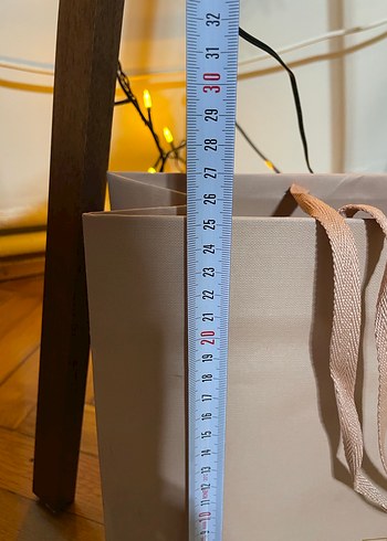 Bej Miu Miu Kadın Kağıt Çanta - Görsel 5