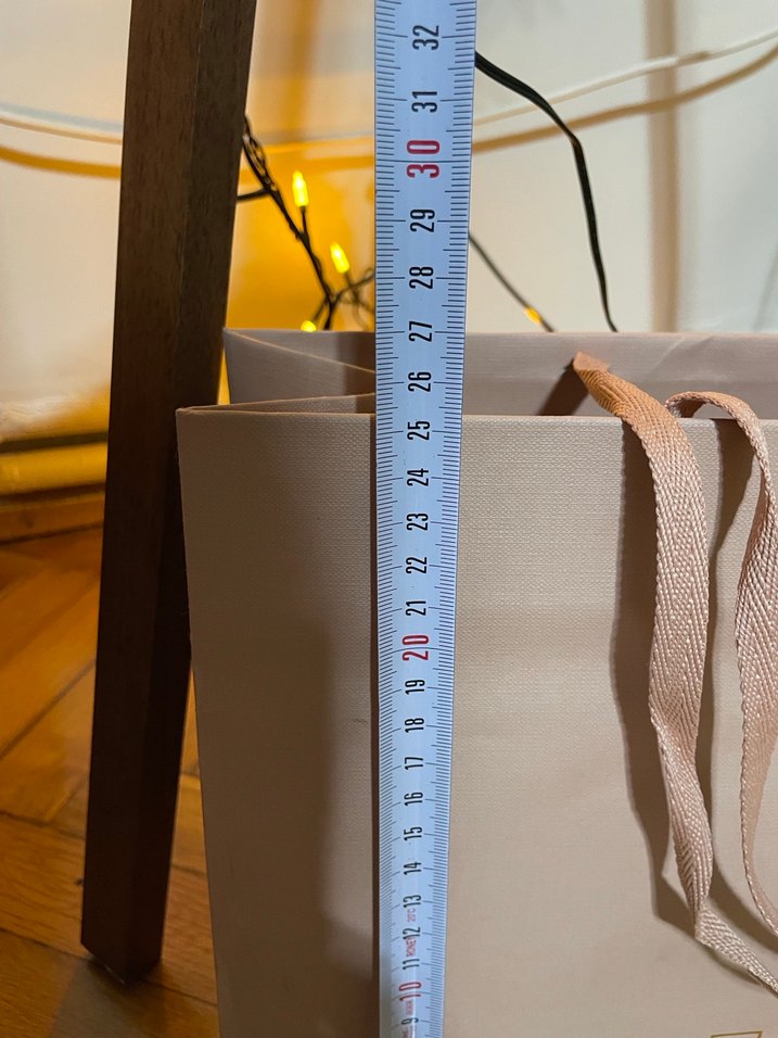 Bej Miu Miu Kadın Kağıt Çanta - Görsel 5