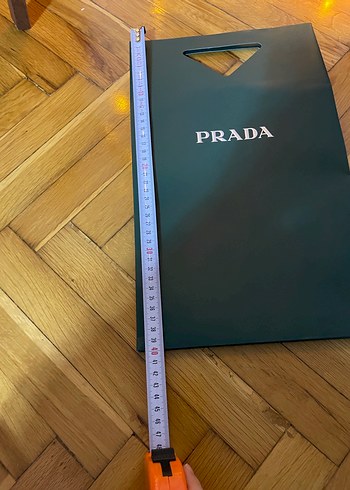 PRADA Yeşil Baskılı Kadın Alışveriş Çantası - Görsel 3