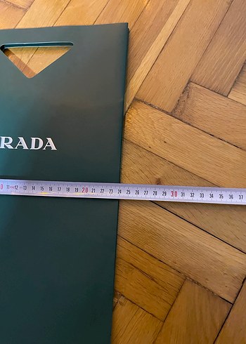 PRADA Yeşil Baskılı Kadın Alışveriş Çantası - Görsel 2