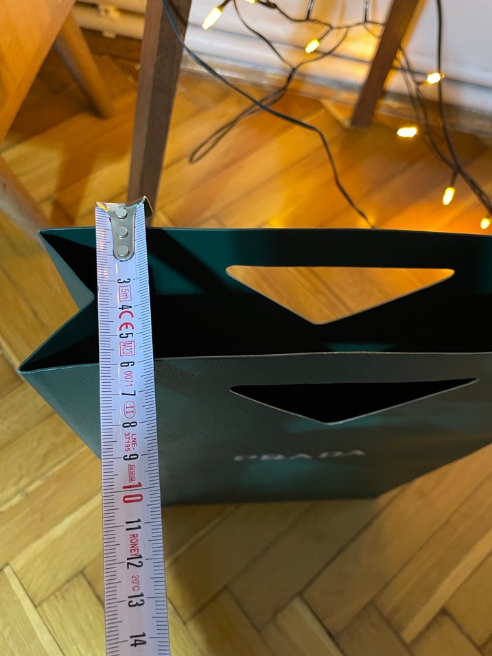 PRADA Yeşil Baskılı Kadın Alışveriş Çantası - Görsel 4