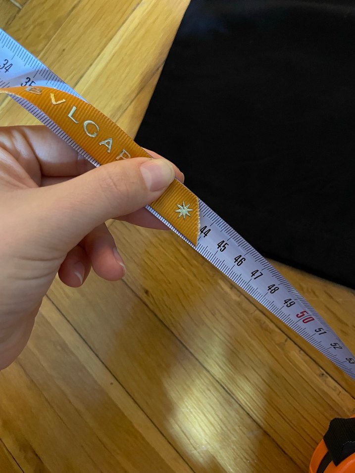 BVLGARI Altın Renkli Kurdele - Görsel 3