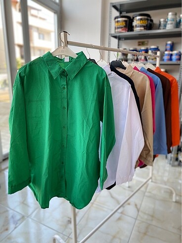 Oversize Poplin Gömlek