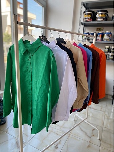Diğer Oversize Poplin Gömlek