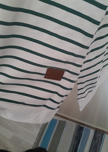 Çizgili Uzun sivit Tunik - Görsel 3