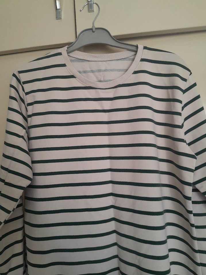 Çizgili Uzun sivit Tunik - Görsel 2