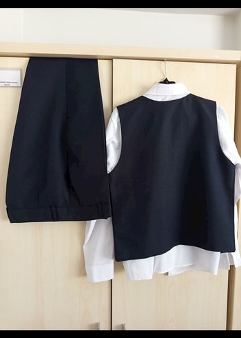 Çocuk Yelek, papyon,pantolon Takımı - Görsel 2