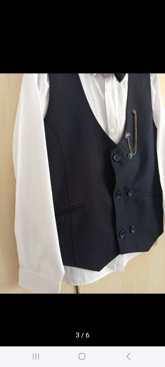 Çocuk Yelek, papyon,pantolon Takımı - Görsel 3