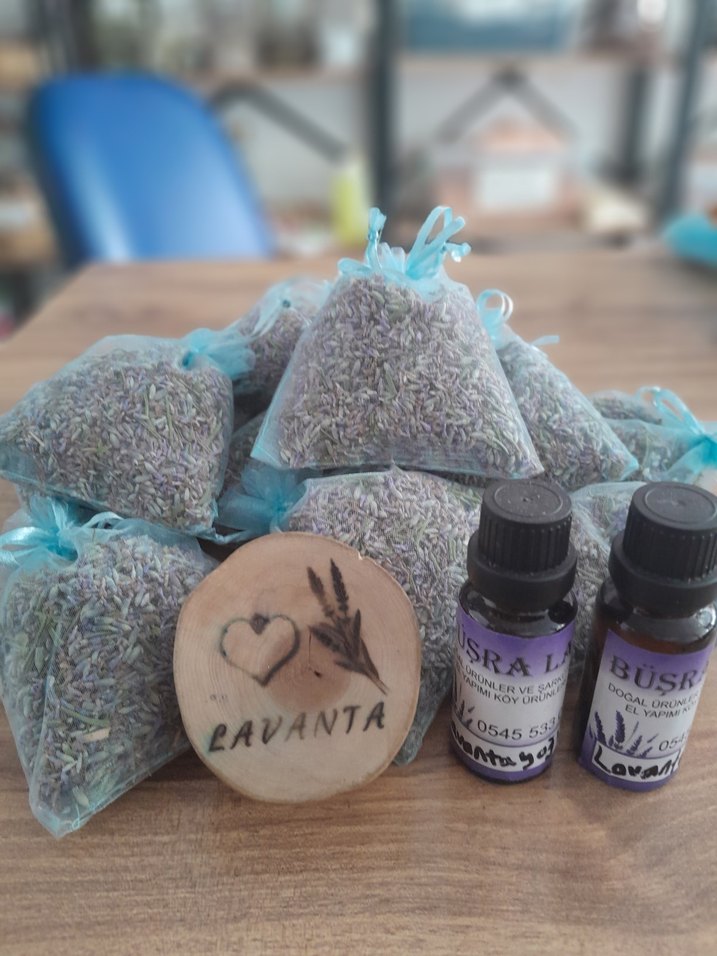 Doğal Lavanta Kesesi ve Yağı Seti - Görsel 2