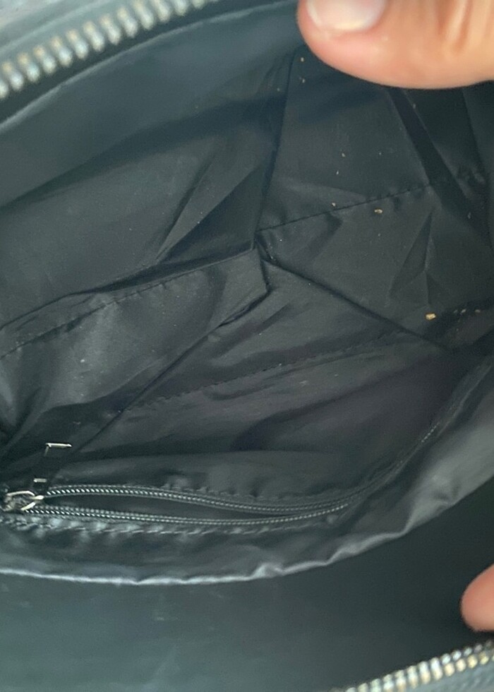 Siyah kol çantası - Görsel 3