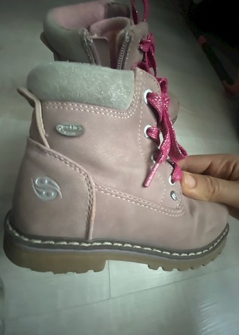 Pembe Süet Kız Botları - Görsel 3