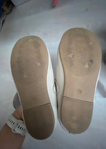 Kız Çocuk Beyaz Babet Ayakkabı - Görsel 3