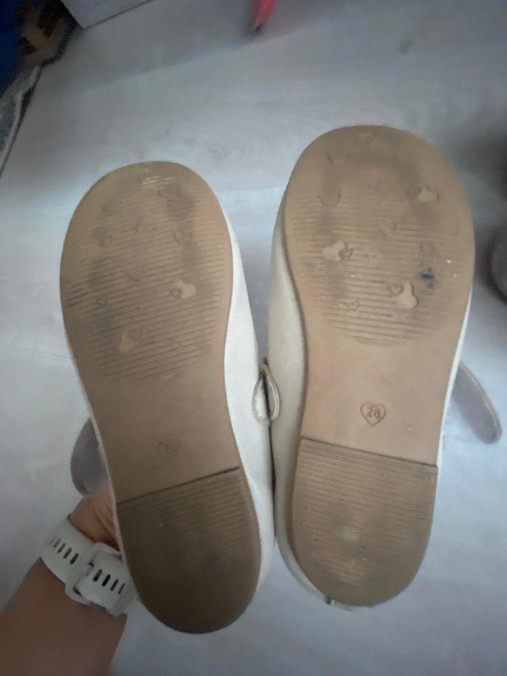 Kız Çocuk Beyaz Babet Ayakkabı - Görsel 3