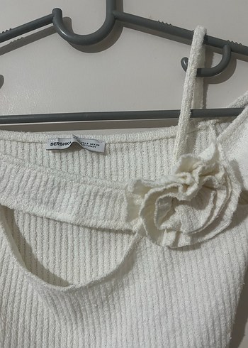 Gül detaylı Uzun Kollu Bluz - Görsel 4