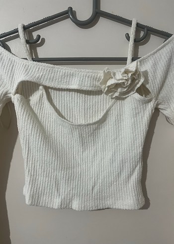 Gül detaylı Uzun Kollu Bluz - Görsel 2