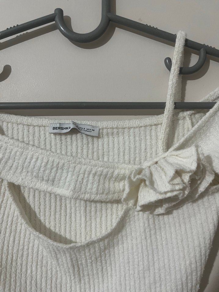 Gül detaylı Uzun Kollu Bluz - Görsel 3