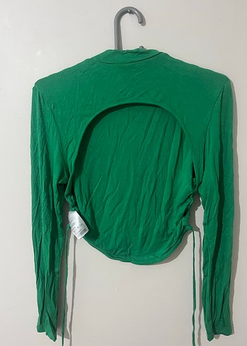 Yeşil Uzun Kollu Bluz - Görsel 3