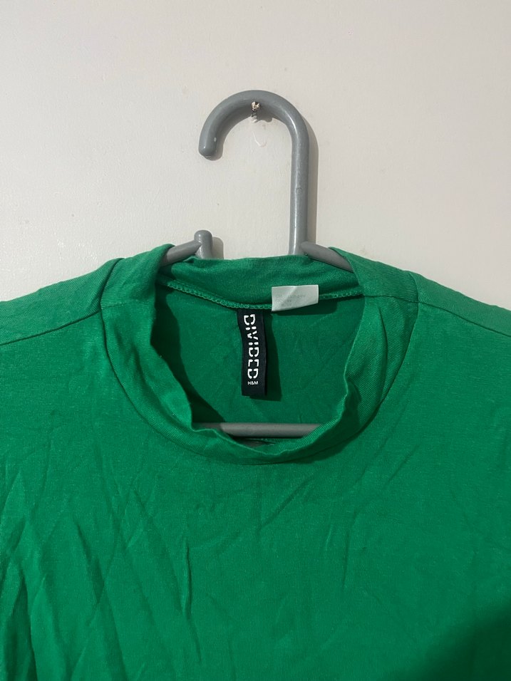 Yeşil Uzun Kollu Bluz - Görsel 2