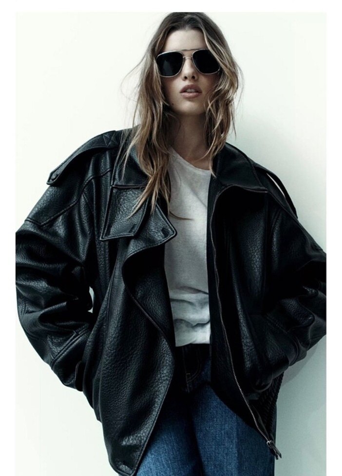 ZARA Deri Ceket - Görsel 2