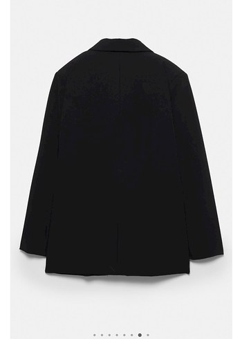 Siyah Bağlamalı Blazer Ceket - Görsel 4