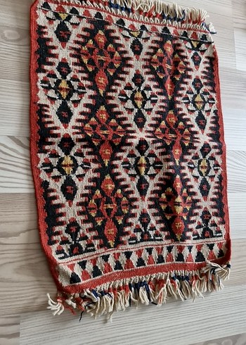 Nakışlı Çok Renkli Geleneksel Kilim - Görsel 3