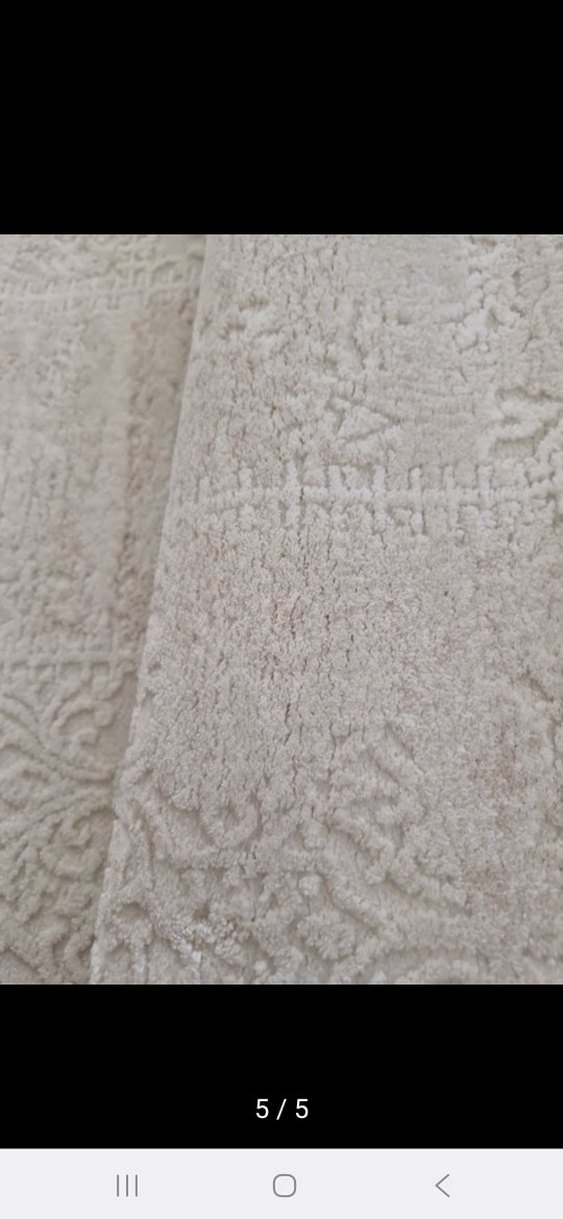 Bej Gri Desensiz Geleneksel Halı - Görsel 4