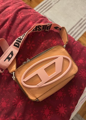 Pembe Deri Diesel Kadın Çanta