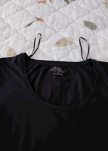 Siyah Uzun Kollu V Yaka Kadın Bluz - Görsel 2