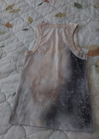 Bej Baskılı Yüksek Yakalı Kadın crop - Görsel 2