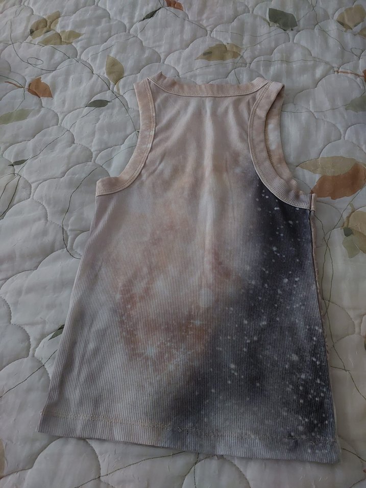 Bej Baskılı Yüksek Yakalı Kadın crop - Görsel 2