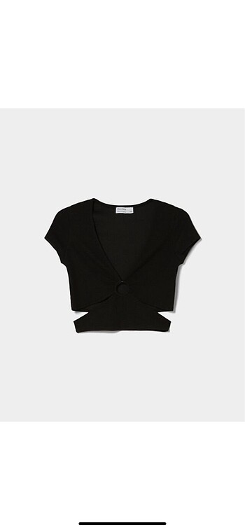 Bershka Bershka siyah crop