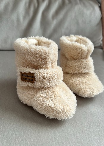 Kitikate Bebek Bej Peluş Bot - Görsel 6