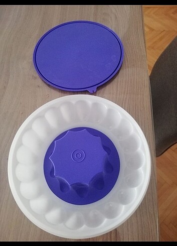 Beden mavi Renk Tupperware pırnsez tacı