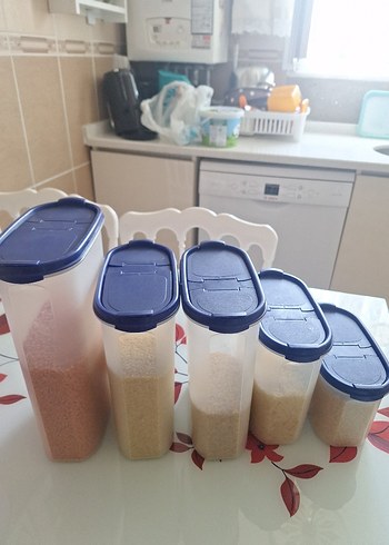 Beden mavi Renk tupperware erzaklik Kabı Seti