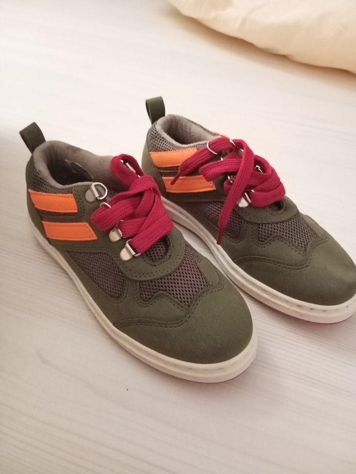 Kahverengi Erkek Çocuk Spor Ayakkabı - Görsel 2