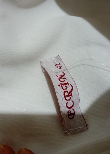 V Yaka Kolsuz Beyaz Bohem Gelinlik - Görsel 3