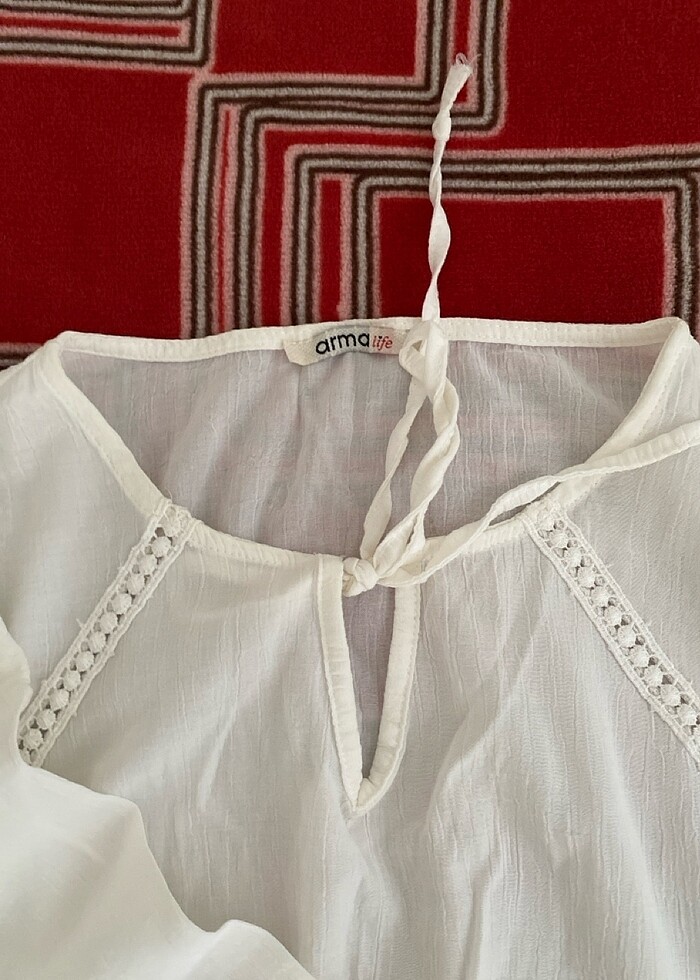 Beyaz bluz - Görsel 3