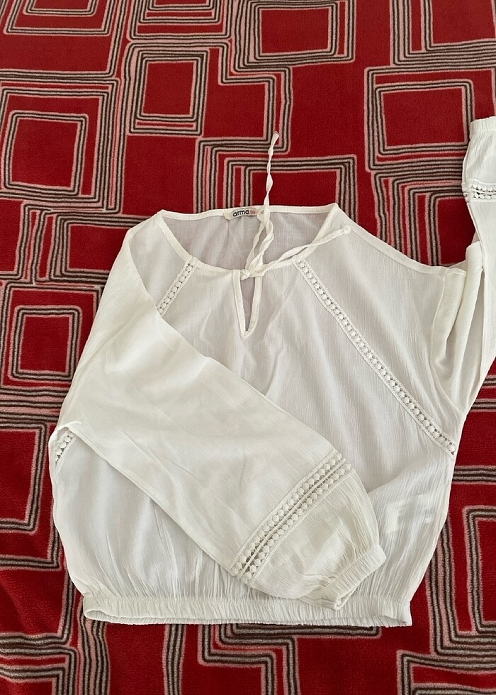 Beyaz bluz - Görsel 2