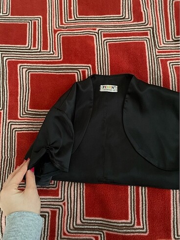 Siyah bolero - Görsel 4