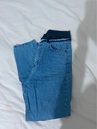 xs Beden mavi Renk Trendyolmilla mom jean
