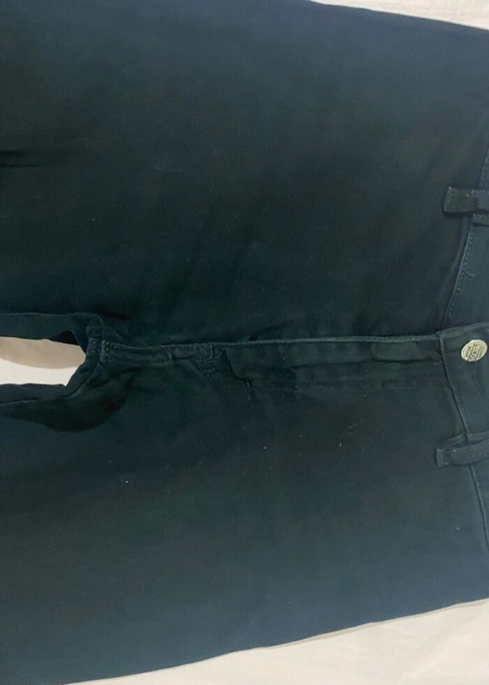 Siyah flare jean - Görsel 3