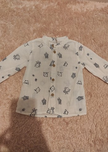 LC Waikiki Sevimli Hayvan Desenli Bebek Gomlegi
