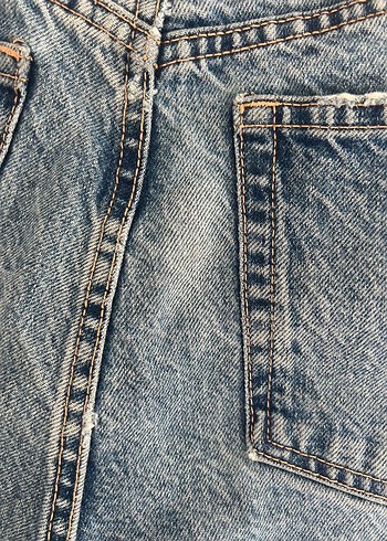 Zara jean şort - Görsel 4