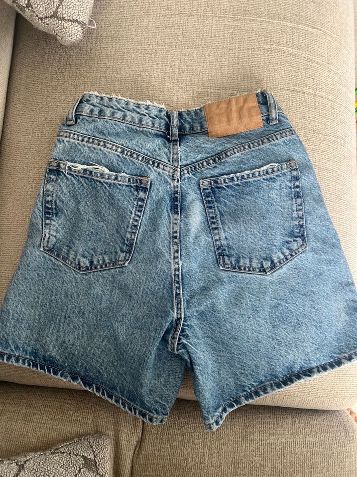Zara jean şort - Görsel 2