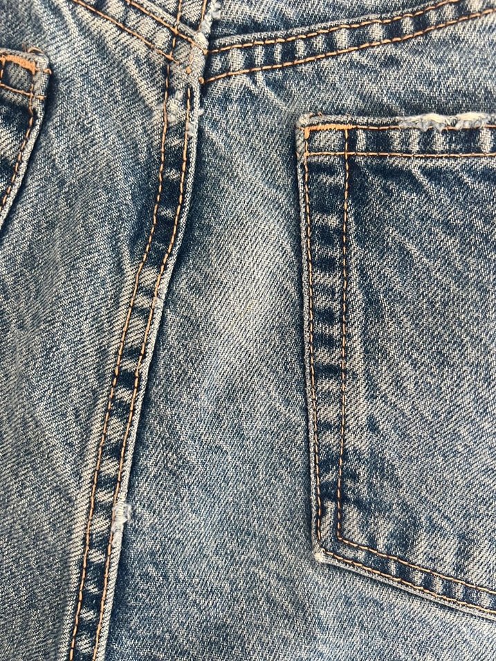 Zara jean şort - Görsel 4