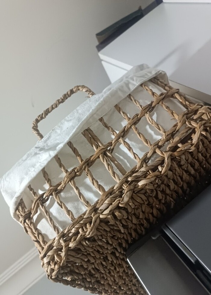 Zara home hasir sepet - Görsel 2