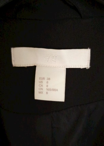 38 Beden Siyah Kadın Blazer Ceket