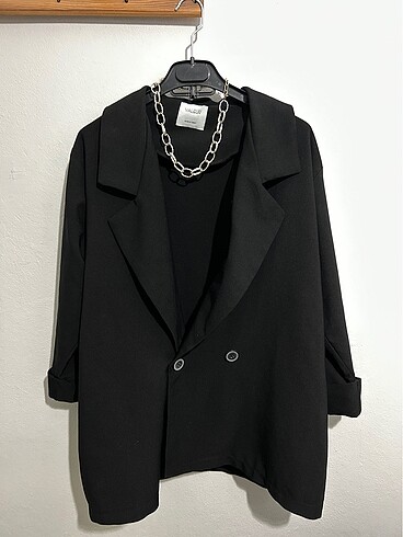 Siyah blazer ceket