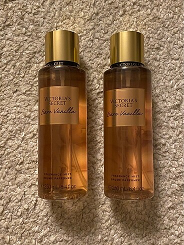 Victorias Secret Bare Vanilla Vanilya Body Mist İki Adet