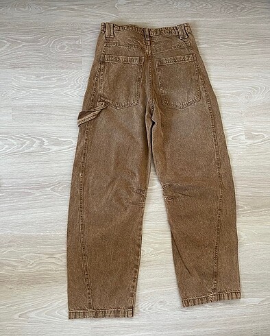 s Beden Bershka Kahverengi Kot Carpenter Jean Camel